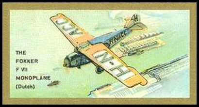 29 The Fokker F.VII Monoplane (Dutch)